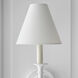 Thomas O'Brien Piaf LED 6.5 inch Plaster White Tail Sconce Wall Light, Large